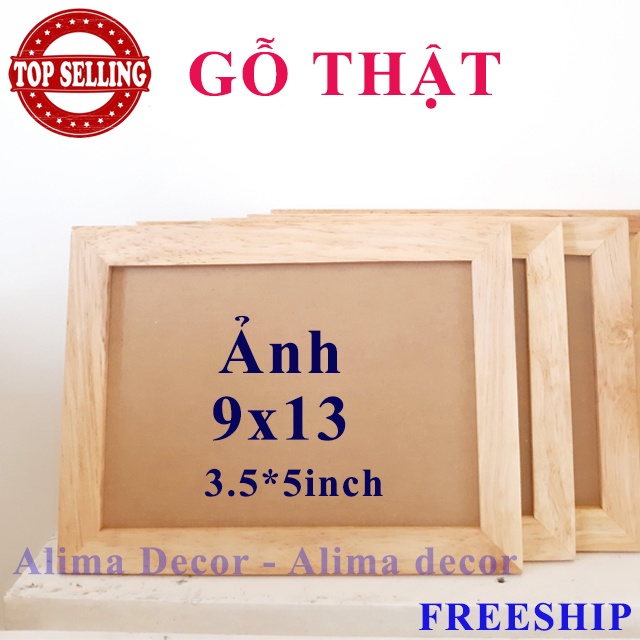 Khung Ảnh Để Bàn  9x13 Treo Tường Trang Trí Màu Đen Trắng