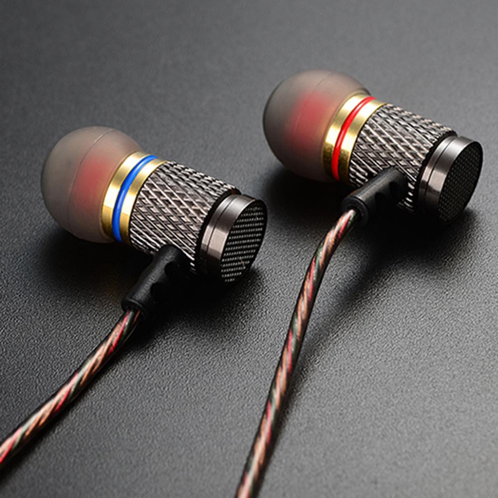 KZ EDR1 Gold Plated Earphone 3.5mm Wired HiFi Bass Stereo Earbuds Headset