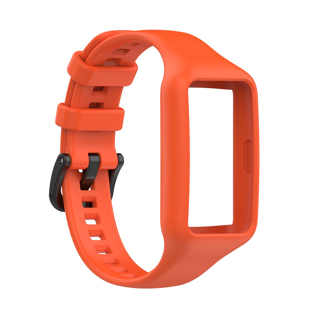 Dây Đeo Silicone Kèm Ốp Cho Đồng Hồ Thông Minh Huawei Band 6 7 Honor Band 6 pro