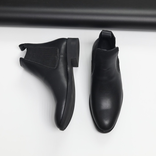 Giày Chelsea Boot Hood - Da pu cao cấp loại 1 - Đế cao su đúc nguyên khối