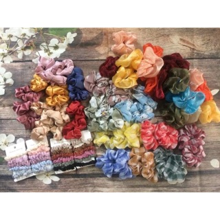 Buộc tóc scrunchies (combo phụ kiện)