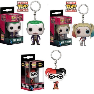Móc khóa có kèm phụ kiện nhân vật hoạt hình POP DC Suicide Squad Harley Quinn