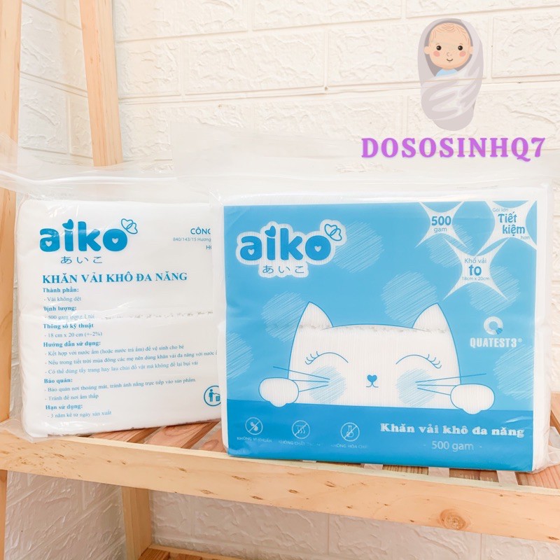 Khăn vải khô đa năng AIKO 500g