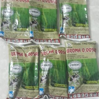 Combo 5 gói Thuốc trừ chuột sinh học Broma 0,005AB