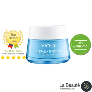 Vichy Aqualia Thermal Crème Réhydratante Légère - Kem Dưỡng Dành Cho Da Dầu, Hỗn Hợp 50ml