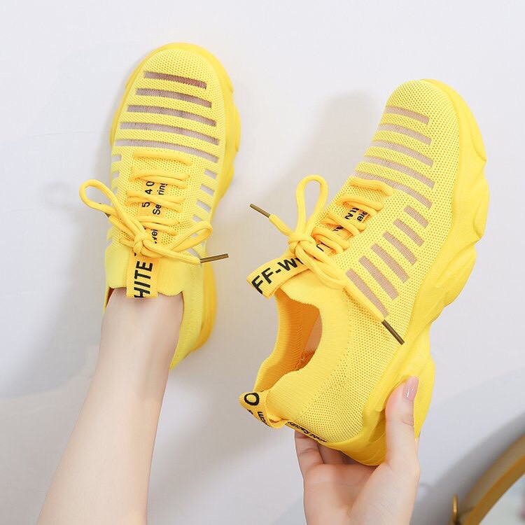 Giày nữ cổ chun cao cấp lưới thoáng hàng mới hót 2019 đế cao su bền đẹp mã DT135