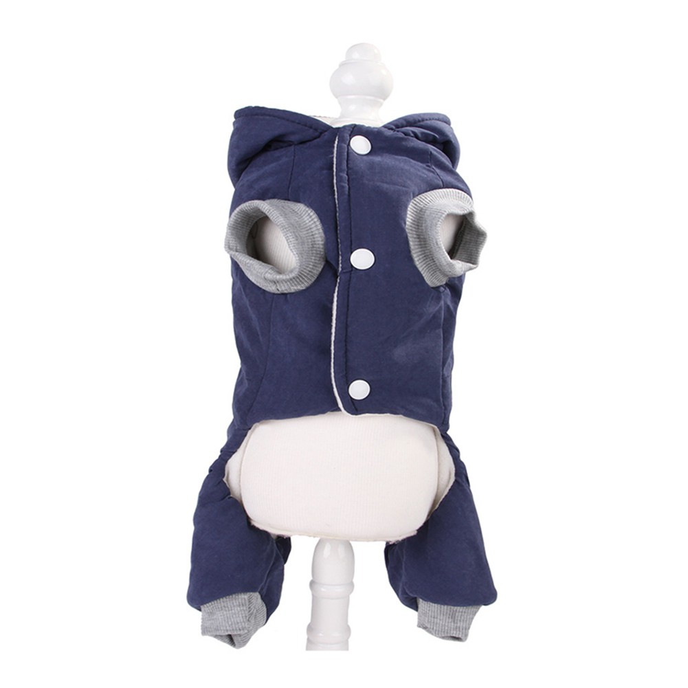 Jumpsuit Hoodie Dày Giữ Ấm Cho Thú Cưng