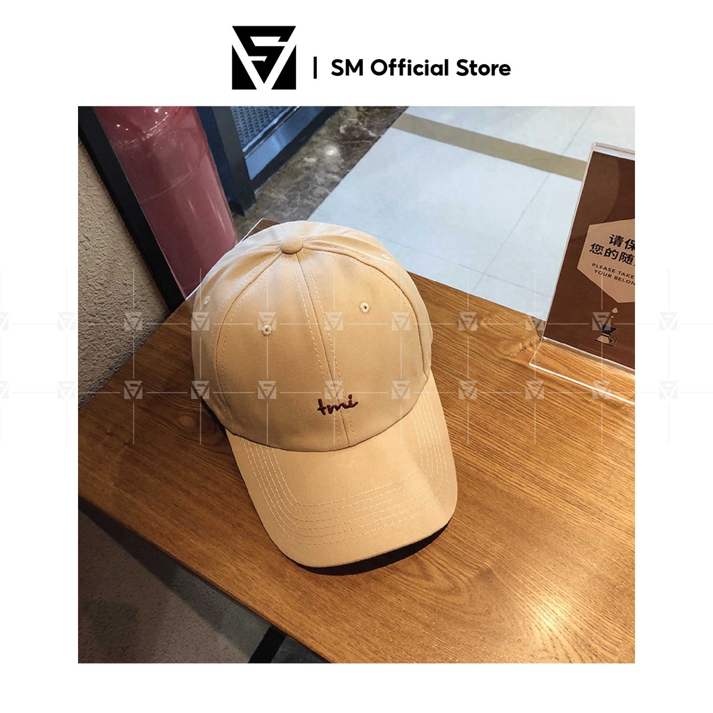 Mũ lưỡi trai nón kết lưỡi trai thêu chữ Tmi nam nữ phong cách ulzzang Hàn Quốc Soulmate Store SMN02