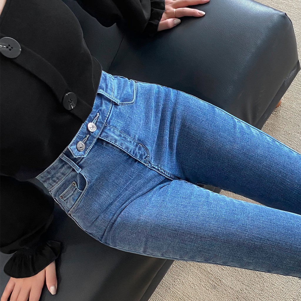 Quần Jean Ôm Dáng Co Giãn Tốt Thời Trang Thu Đông 2020 Cho Nữ | BigBuy360 - bigbuy360.vn