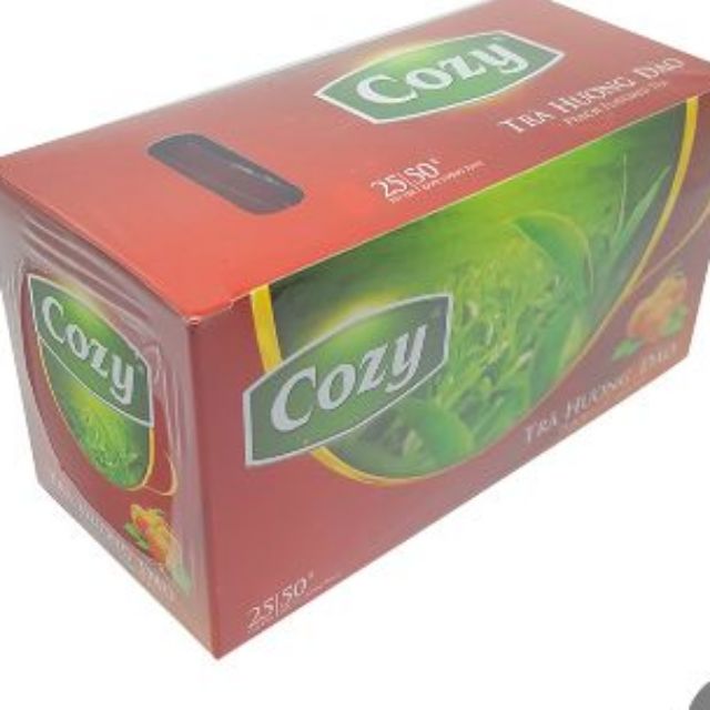 Trà túi lọc Cozy hương đào (2g x 25 túi) | BigBuy360 - bigbuy360.vn