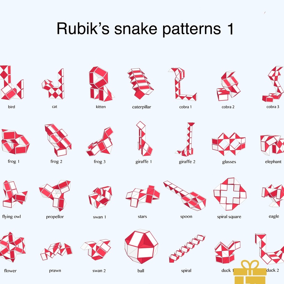 Rubik Biến Thể Con Rắn Rubik Snake Qiyi Twist Puzzle Cao Cấp