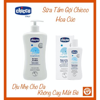 Sữa Tắm Gội 2in1 Chiết Xuất Hoa Cúc 0+ Chicco 200ml/500ml