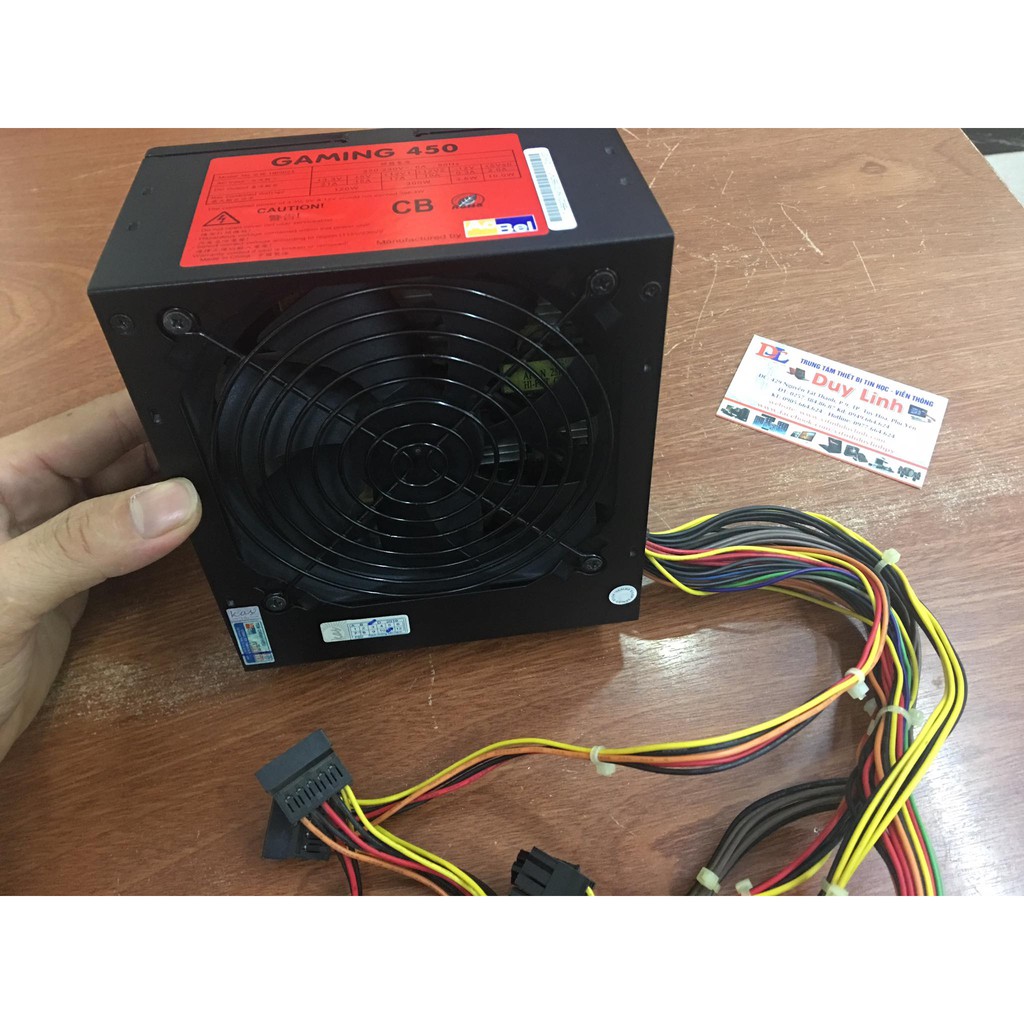 Nguồn công sức thực Acbel Gaming 450 có nguồn 8pin cpu,8pin,6pin cho vga