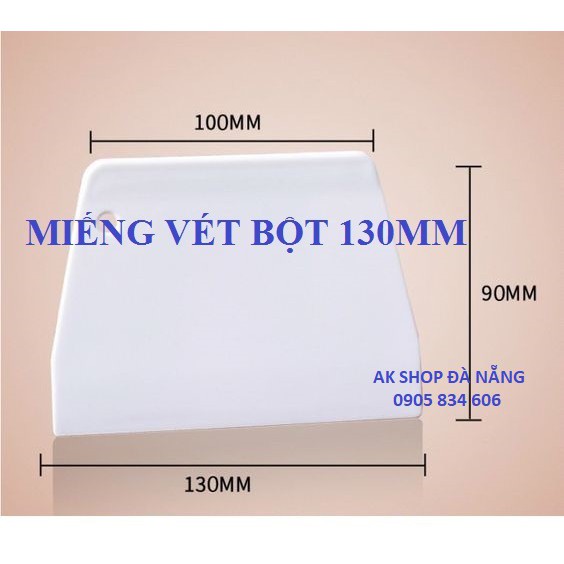 DAO VÉT BỘT NHỰA 130MM