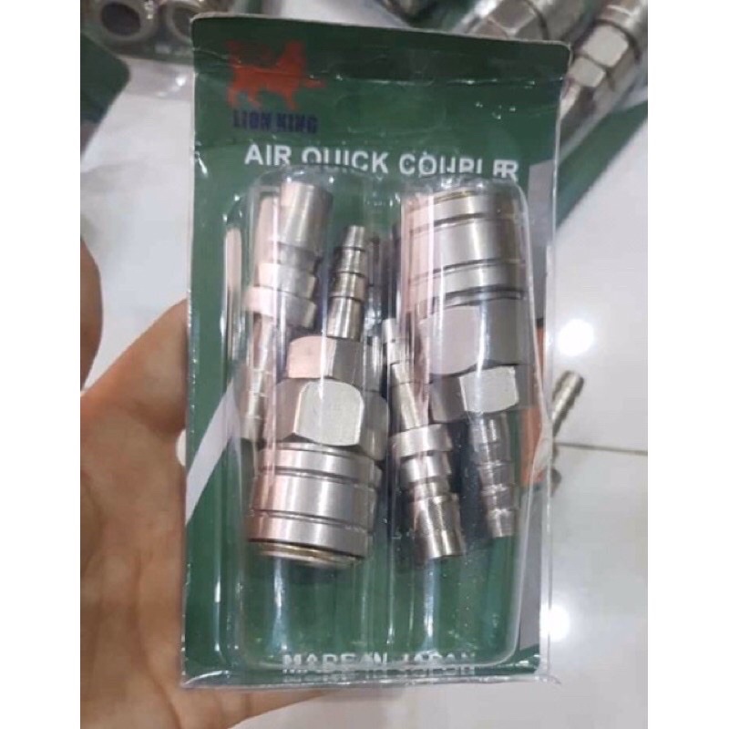 Bộ khớp nối nhanh dây hơi phi 8 hàng Nhật
