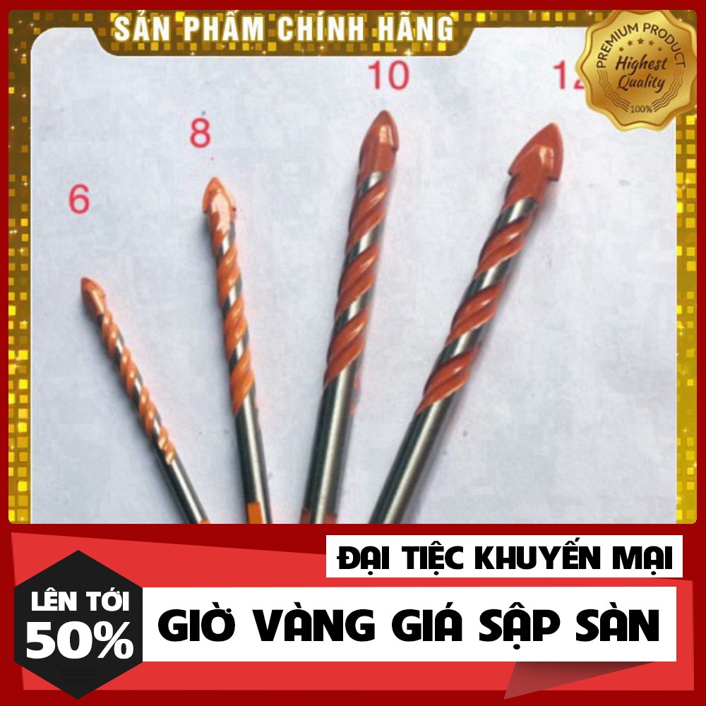 [ GIÁ TỐT NHẤT ] Mũi khoan Đa năng chất lượng -khoan gạch men, mũi khoan đá