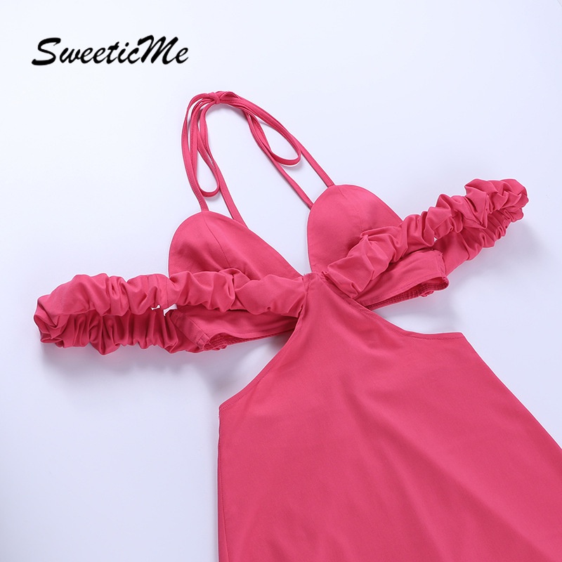 Đầm Hai Dây Ren Mới Của Phụ Nữ SweeticMe