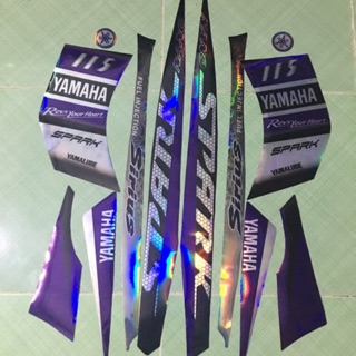 Tem sirius fi spark tím bạc crom