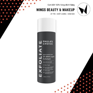 PAULA'S CHOICE - Tẩy tế bào chết hóa học Skin Perfecting 2% BHA Liquid Exfoliant Salicylic Acid