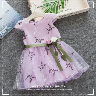 Váy ren công chúa Candy thêu hoa