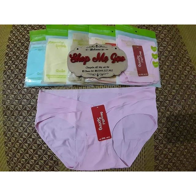 Combo 4 quần lót bầu cạp chéo Spring