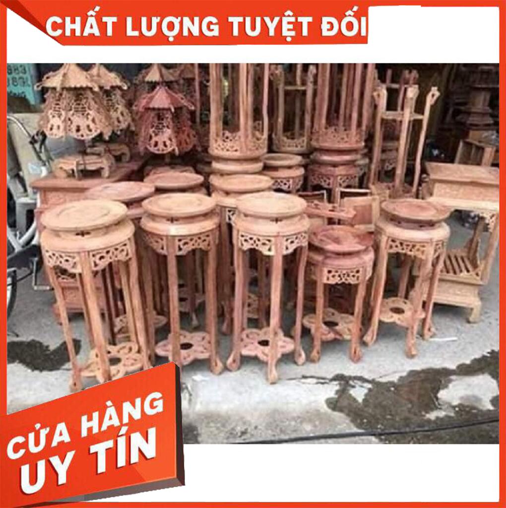 Đôn gỗ hương Kích thước Cao 60cm măt 30 -Shop đồ gỗ Nhân Ái