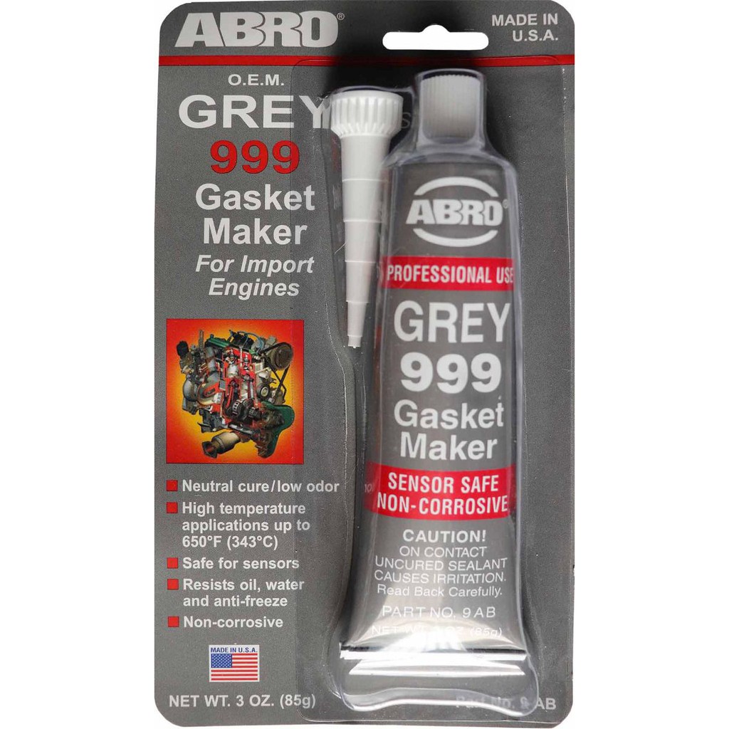KEO RTV SILICONE CHỊU NHIỆT CHUYÊN DÙNG LÀM GIOĂNG MÁY LÀM RON ABRO 999 GASKET MAKER 85G