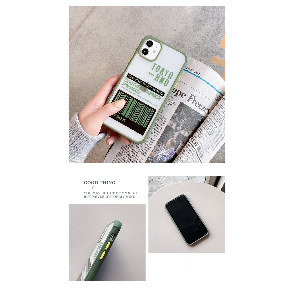 Ốp điện thoại mềm hình Tokyo màu xanh lá/đen cho Iphone 11 Pro MAX i7 i8 Plus XR XS MAX | BigBuy360 - bigbuy360.vn