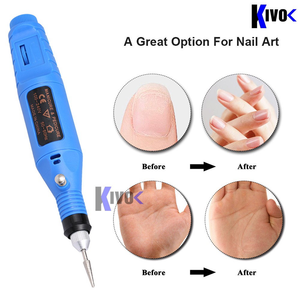 Máy Mài Móng Tay Mini Làm Nail LOẠI TỐT 12v - Máy Khắc Mini Đa Năng có thể Đánh Bóng Kim Loại, Mài Dao, mài Kéo