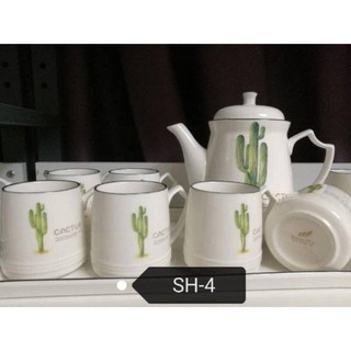 Bộ ấm cốc xương rồng