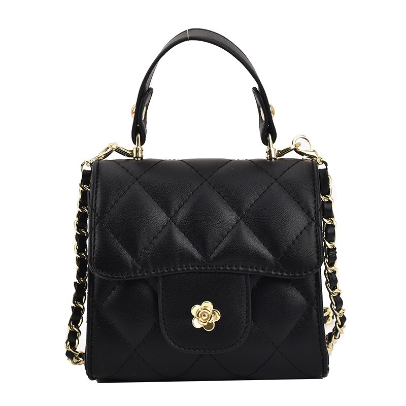 Túi Đeo Chéo Hình Vuông Nhỏ Phối Dây Xích Thời Trang Xuân Hè 2022 Mới Cho Nữ