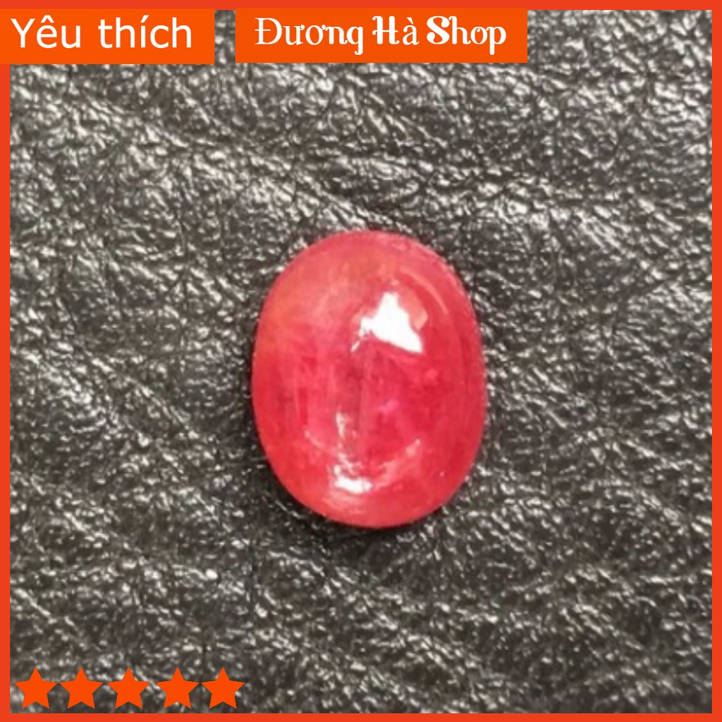 Viên Đá Ruby Tự Nhiên Yên Bái 2,31Carat, Đỏ Đậm Mặt Nhẫn, Mặt Dây Chuyền Vip D97