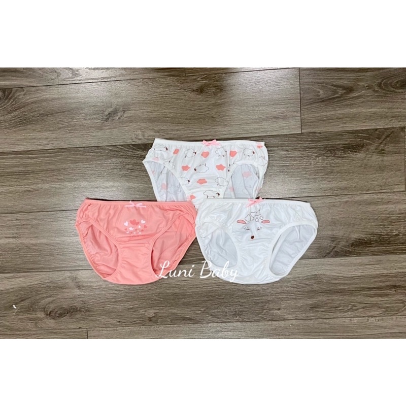 Set 3 quần chip tam giác Aircool bé gái