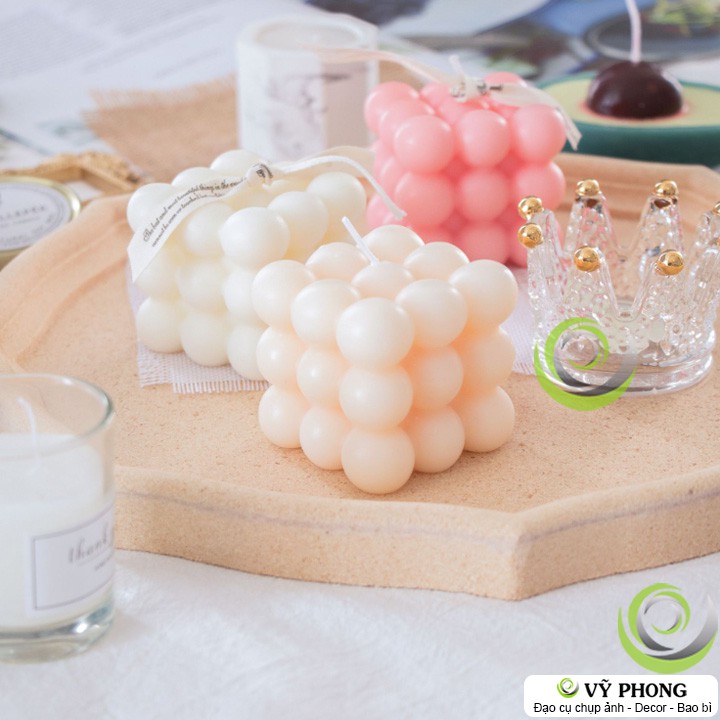 VƯƠNG MIỆN THỦY TINH TRANG TRÍ CHỤP NAIL ĐẾ NẾN ĐẠO CỤ CHỤP HÌNH SẢN PHẨM INS DDC-225