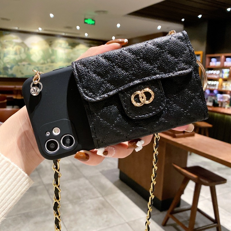 For oppo reno 10 pro 5 8z 6 2f f5 f7 a78 a54 a94 a76 a96 a16 a53 a98 a12 phone cover soft with wallet & long chain