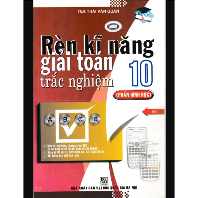 Sách - Rèn kỹ năng giải toán trắc nghiệm 10 - Hình học