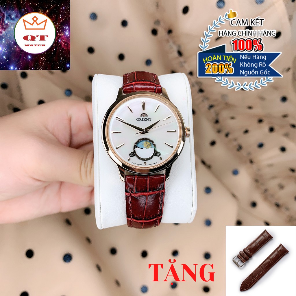 Đồng Hồ Nữ ORIENT Sun and Moon Classic RA-KB0002A10B Chính Hãng Tặng Dây Da Cao Cấp