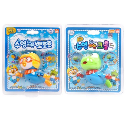 ✔Hàn Quốc ◤WITH SHIM◢ Pororo Đồ chơi tắm Pororo &amp; Crong Bath