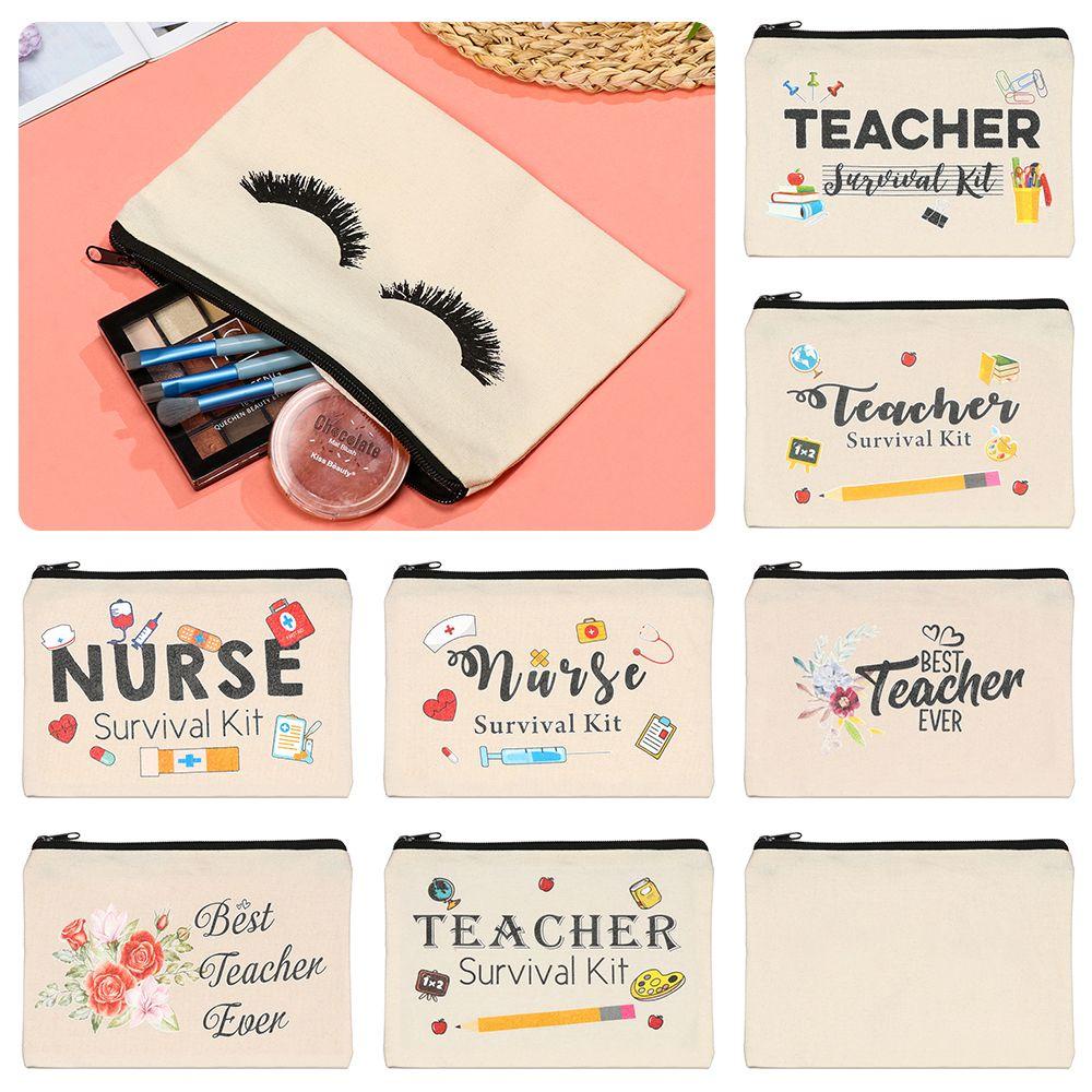 MOILYVN Túi Đựng Đồ Trang Điểm Có Khóa Kéo Tiện Dụng Khi Đi Du Lịch