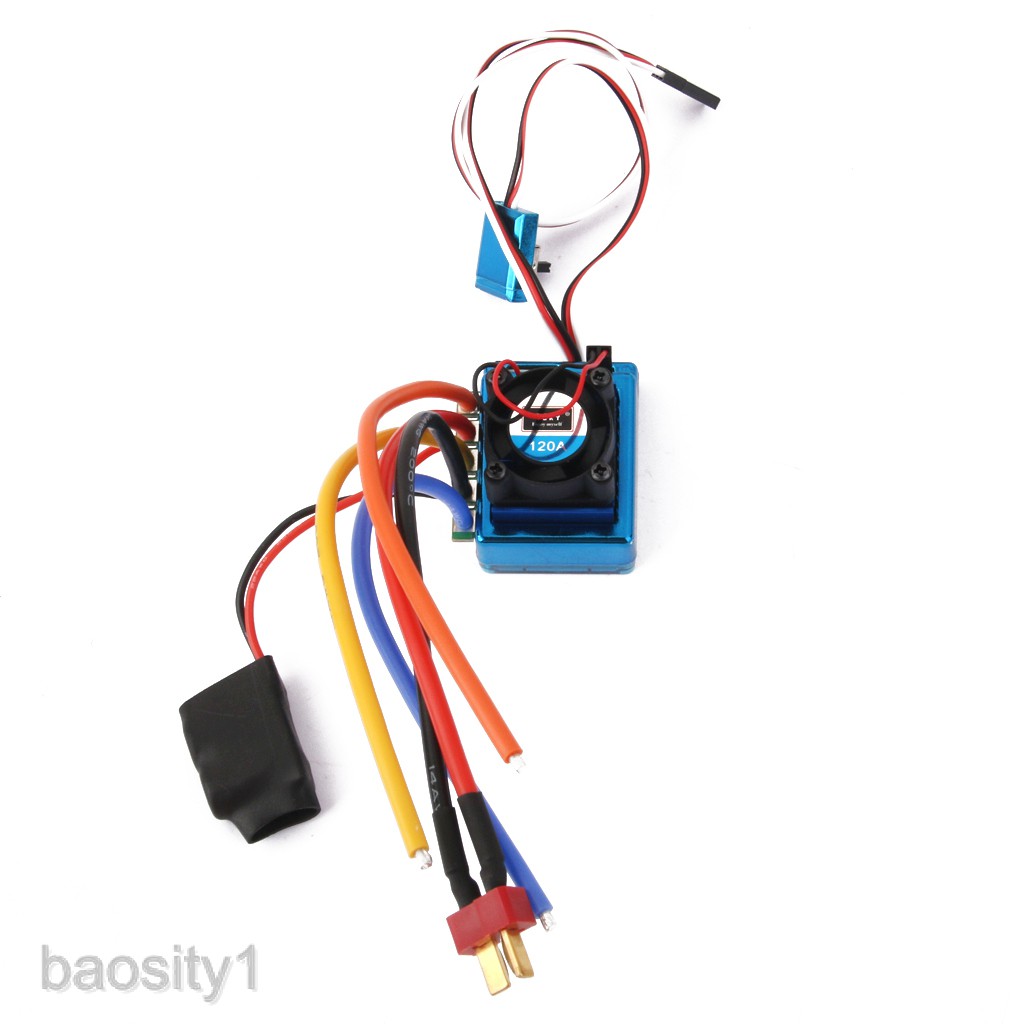 120A ESC Sensored Brushless Speed Controller Kits for 1/8 1/10 RC Car Truck