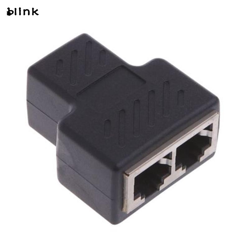 Đầu Chia Mạng Lan Chuyển 1 Sang 2 Cổng Rj45 3.5x4x2cm