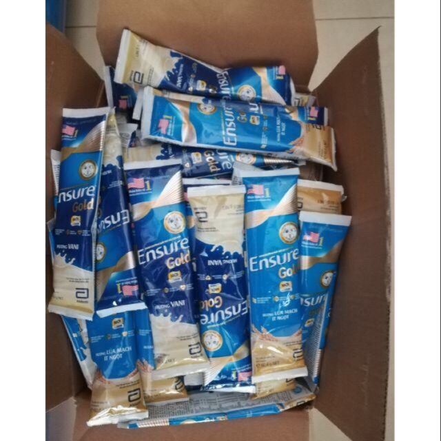 Combo 100 gói sữa Ensure Gold date 2021