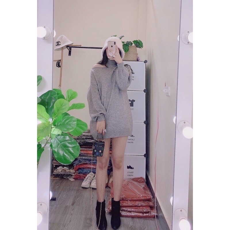 Áo Len Khoét Vai 🎀 FREESHIP 🎀 Hàng Quảng Châu Loại 1
