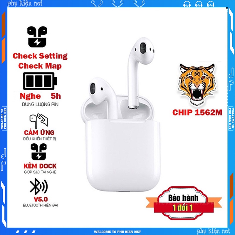 Tai nghe bluetooth,Tai nghe Louda 1562M không dây thế hệ thứ 2,Pin 5h , Đổi tên, định vị, lỗi 1 đổi 1
