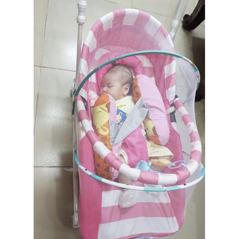 Màn chống muỗi cho bé dùng cho ghế rung, nôi rung