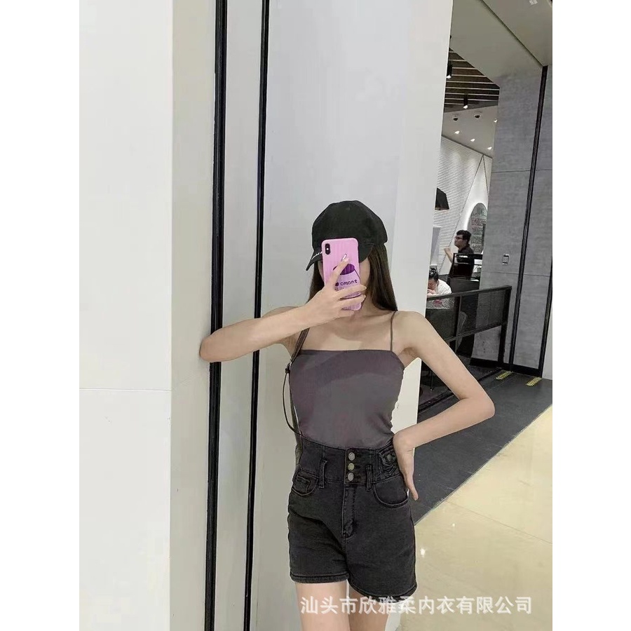 Áo Bra Nữ Quây Tăm 2 Dây Dáng Dài Có Mút Lót Gam Màu Patstel Quyến Rũ Superbag 318