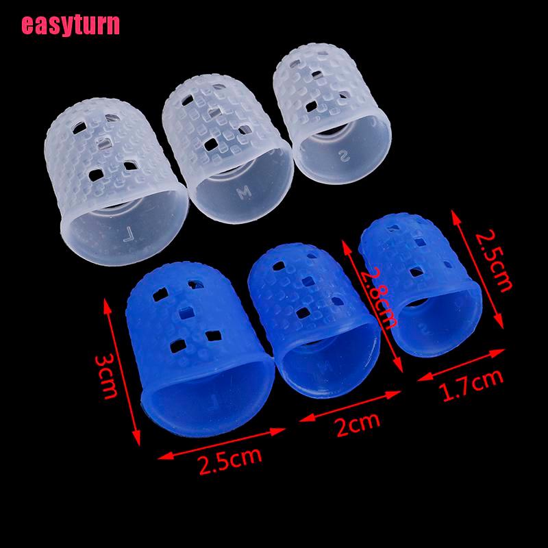 Set 4 Miếng Silicone Bảo Vệ Ngón Tay Khi Chơi Đàn Guitar / Ukulele