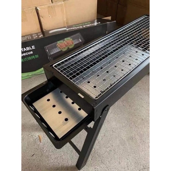 Bếp Nướng Than Hoa BBQ Ngoài Trời Loại To Cao Cấp Tiện Lợn