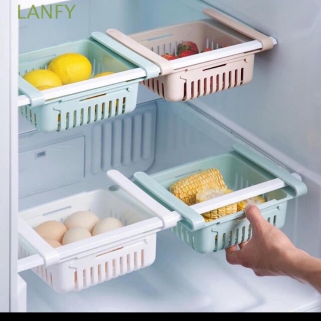Khay- Rổ để tủ lạnh tiện ích thông minh mẫu mới 2019