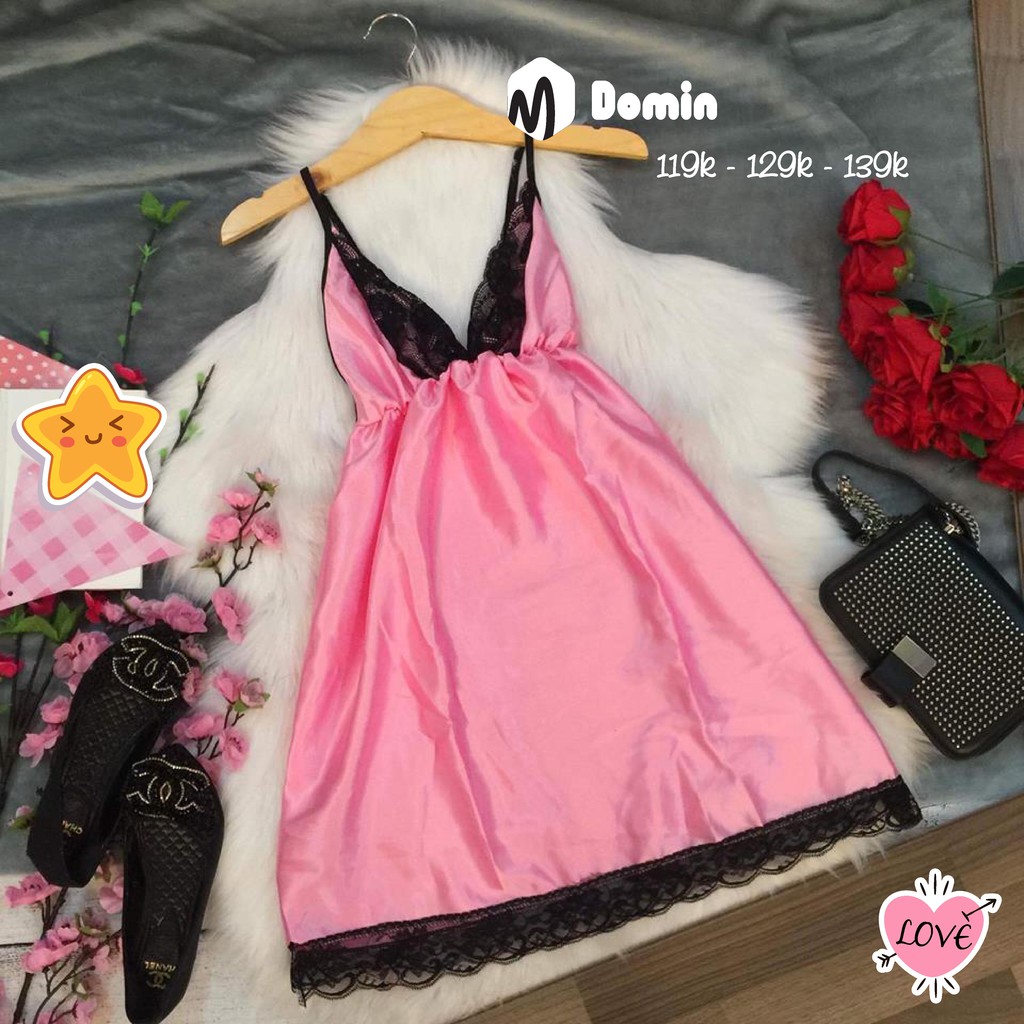Đầm Ngủ Vải Phi Lụa Mềm Thoáng Mát Sexy Mẫu 2 - DOMIN | BigBuy360 - bigbuy360.vn